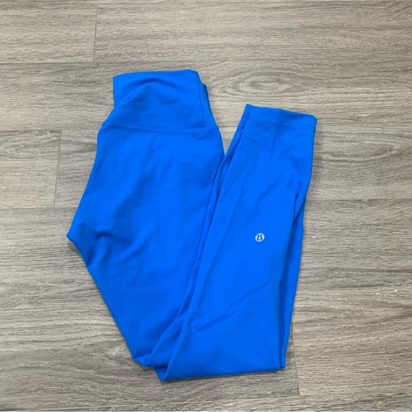 lululemon athletica Pants - Lululemon Wunder Train Contour Fit High-Rise Tight 25" Poolside Size 6